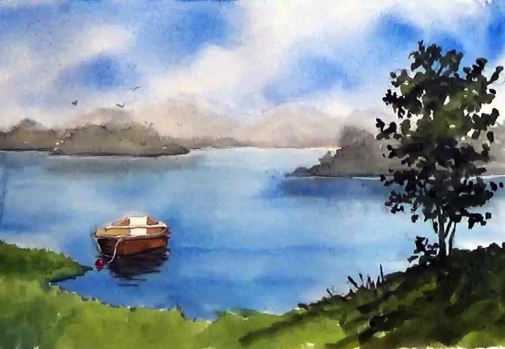 watercolor paint for watercolor tutorial how to paint a boat in watercolor