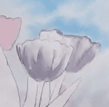 First step in painting white tulips for watercolor tutorial Flowers and Lace How to paint watercolor for beginners by Deb Watson / Watson Watercolor